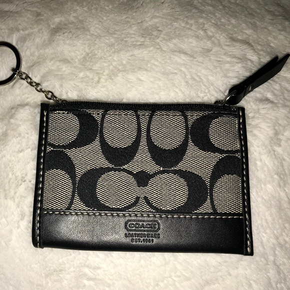 Coach Handbags - Coach Small Wallet In Colorblock Signature Canvas